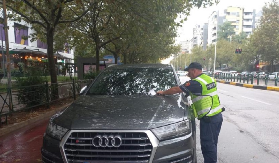 Jo vetem gjobe per parkimet e gabuara, policia ashperson masat